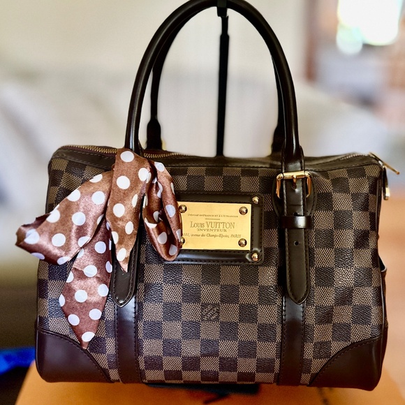 Authentic Louis Vuitton Damier Ebene Satchel Bag - with box and dust bag - Picture 1 of 16